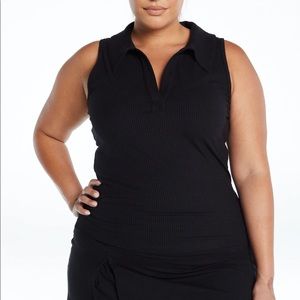 Year of ours black ribbed club tank